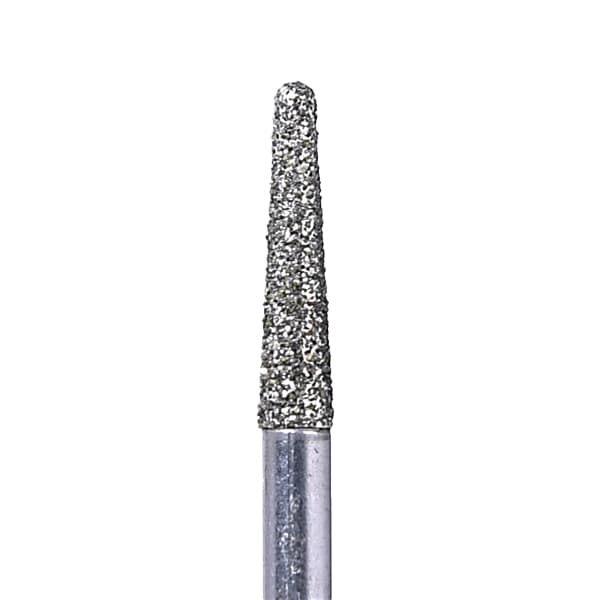 House Brand FG 856.018M Round End Taper, Medium Grit Diamond Burs, 10/Pk - House Brand FG 856.018M Round End Taper, Medium Grit Diamond Burs, 10/Pk - Image 1