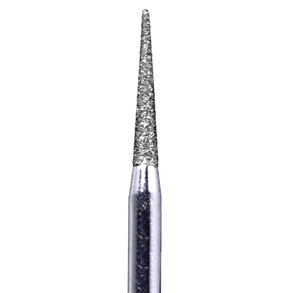 House Brand FG 858.014F Needle Shaped Fine Grit Diamond Burs, 10/Pk - House Brand FG 858.014F Needle Shaped, Fine Grit Diamond Burs, 10/Pk - Image 1