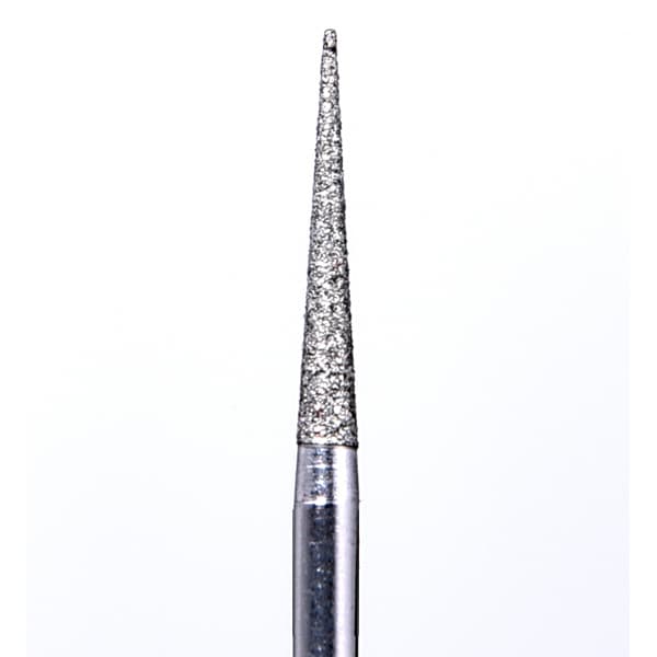 House Brand FG 859.016F Needle Shaped, Medium Grit Diamond Burs, 10/Pk - House Brand FG 859.016F Needle Shaped, Medium Grit Diamond Burs, 10/Pk - Image 1