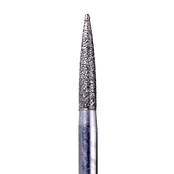 House Brand FG 862.016F Flame Shaped Fine Grit Diamond Bur, 10/Pk - House Brand FG 862.016F Flame Shaped, Fine Grit Diamond Burs, 10/Pk - Image 1