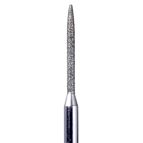 House Brand FG 863.010F Flame Shaped, Fine Grit Diamond Burs, 10/Pk - House Brand FG 863.010F Flame Shaped, Fine Grit Diamond Burs, 10/Pk - Image 1