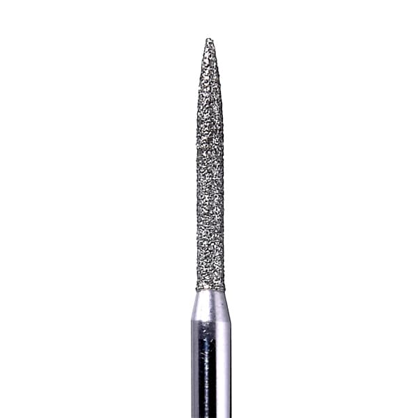 House Brand FG 863.012F Flame Shaped Fine Grit Diamond Bur, 10/Pk - House Brand FG 863.012F Flame Shaped, Fine Grit Diamond Burs, 10/Pk - Image 1