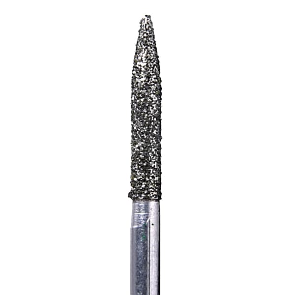 House Brand FG 863.016C Flame Shaped, Coarse Grit Diamond Burs, 10/Pk - House Brand FG 863.016C Flame Shaped, Coarse Grit Diamond Burs, 10/Pk - Image 1