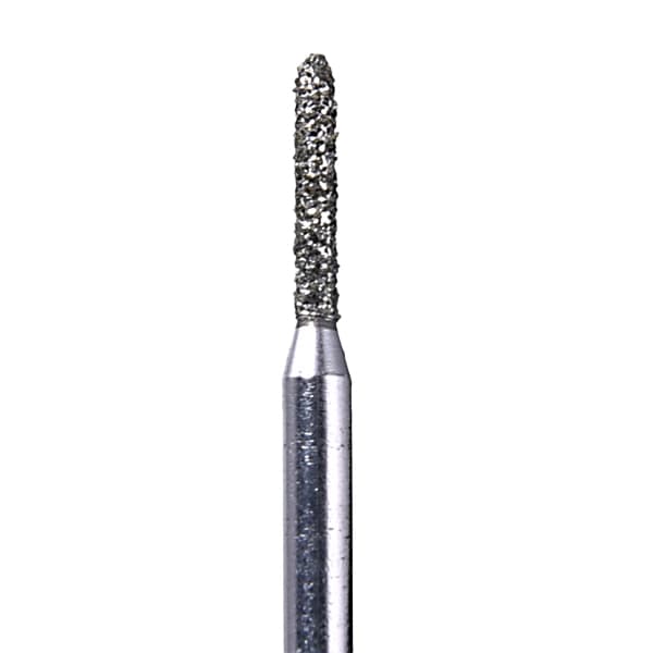 House Brand FG 877.010C Cylinder Beveled End, Coarse Grit Diamond Burs, 10/Pk - House Brand FG 877.010C Cylinder Beveled End, Coarse Grit Diamond Burs, 10/Pk - Image 1