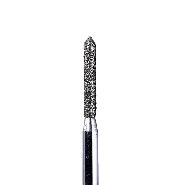 House Brand FG 878.012M Cylinder Beveled End, Medium Grit Diamond Burs, 10/Pk - House Brand FG 878.012M Cylinder Beveled End, Medium Grit Diamond Burs, 10/Pk - Image 1