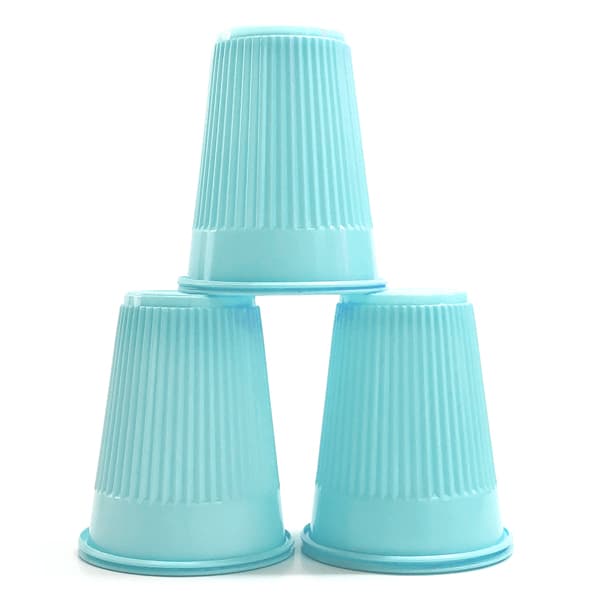 House Brand Blue 5 oz. Plastic Cups, 1000/Case - House Brand Blue 5 oz. Plastic Cups 1000/Cs - Image 1