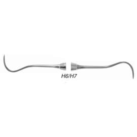 House Brand #H6/H7 DE Scaler with 1/4" Round Handle - House Brand #H6/H7 DE Scaler with 1/4" Round Handle - Image 1