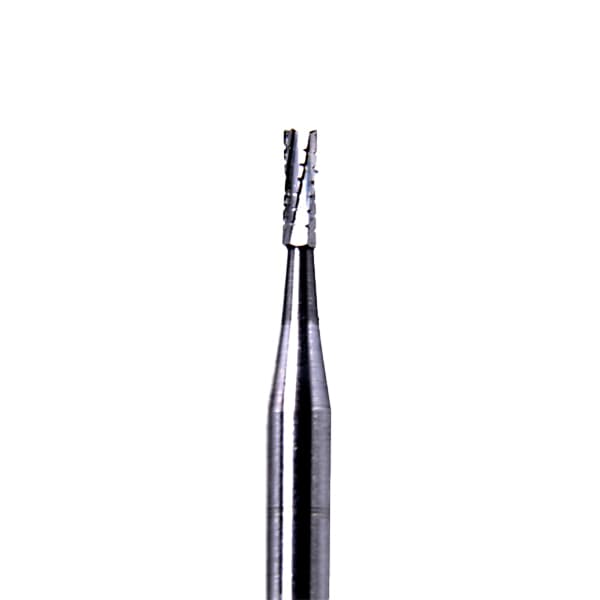 House Brand RA #558 Straight Fissure Crosscut Carbide Bur, Slow Speed Latch, 10/Pack - House Brand RA #558 straight fissure crosscut carbide bur for slow speed latch - Image 1