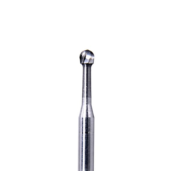 House Brand RA #8 Round Carbide Bur for Slow Speed Latch, Pack of 10 - House Brand RA #8 round carbide bur for slow speed latch, pack of 10 burs - Image 1