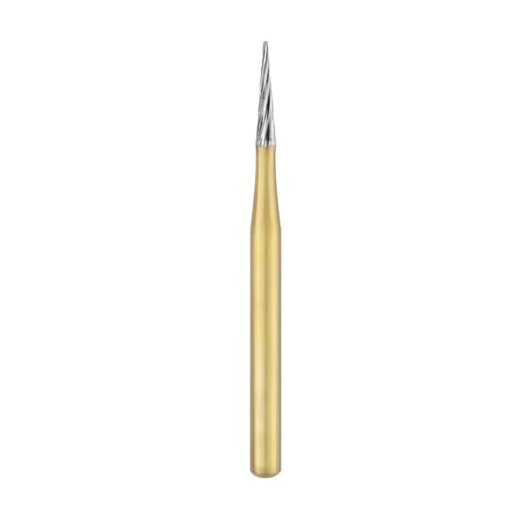 House Brand TFD-2 12-Blade Tapered Fissure Trimming & Finishing Carbide Bur, 10/Pk - House Brand TFD-2 12 Blade, Tapered Fissure, Trimming & Finishing Carbide Bur - Image 1
