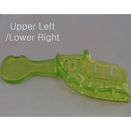 House Brand Disposable PA Upper Left/Lower Right Quadrant Perforated Impression Tray, 51mm W x 53mm L, Light Green, 120/Bx - House Brand Disposable PA Upper Left/Lower Right Quadrant Perforated Impression - Image 1