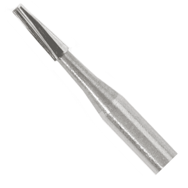 SS White FG #169 Taper Flat End Fissure Carbide Bur, Friction Grip, 0.9 mm Diameter, 3.5 mm Length, 100/Pk, 13169 thumbnail 9