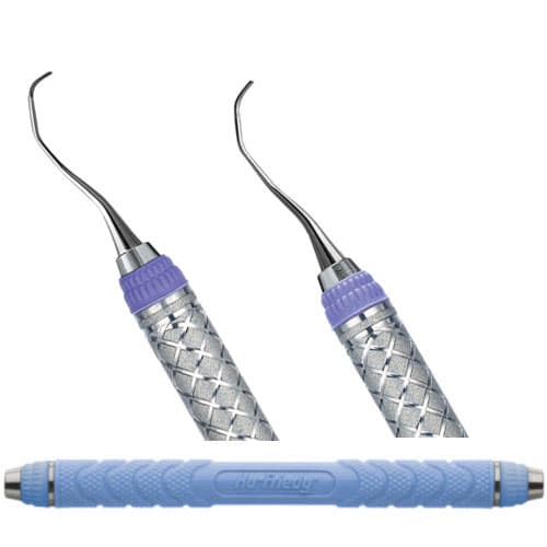 Hu-Friedy #13/14 Gracey Curette with #8 ResinEight Colors Handle - Blue thumbnail 2