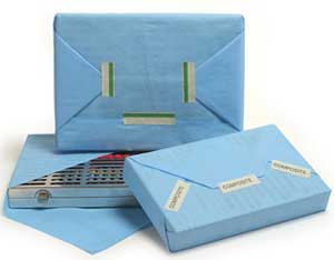 Hu-Friedy IMS Universal Sterilization Wrap, 20" x 20", Blue, 500/Pk, IMS-1216 thumbnail 12