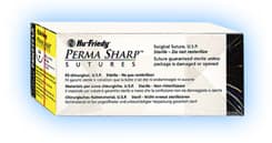 Hu-Friedy Perma Sharp Plain Gut Absorbable Suture, 4-0, C-6 Reverse Cutting Needle, 3/8 Circle, 27", Undyed, 12/Box, PSNH821A thumbnail 12