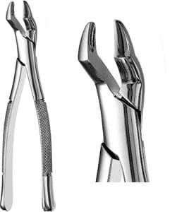 Hu-Friedy Presidential Extraction Forceps, Upper Molars, #10S, Offset Conical Beaks, Stainless Steel, 1/Pk, F10S thumbnail 10