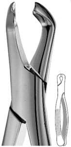 Hu-Friedy Presidential 222 Extraction Forceps, Lower Third Molar, Stainless Steel, F222 thumbnail 10