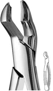Hu-Friedy Presidential Extraction Forceps #53L, Upper 1st & 2nd Molars (Left), Stainless Steel, F53L thumbnail 10