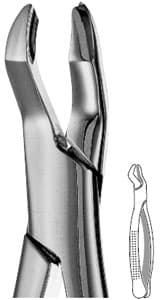 Hu-Friedy Presidential 53R Extraction Forceps, Upper 1st & 2nd Molars (Right), Stainless Steel, F53R thumbnail 10