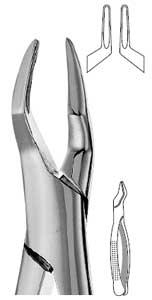 Hu-Friedy Extraction Forceps #65, Upper Roots, Fragments & Overlapping Incisors, Presidential Series, Stainless Steel, Each thumbnail 9