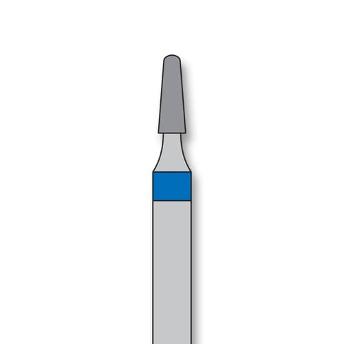 iSmile FG #849.014 M Round End Taper Diamond Bur, Medium Grit, 1.4 mm Head, 5/Pk - iSmile FG # 849.014 M Round End Taper, 5/pk. High quality, multi-use diamond - Image 1