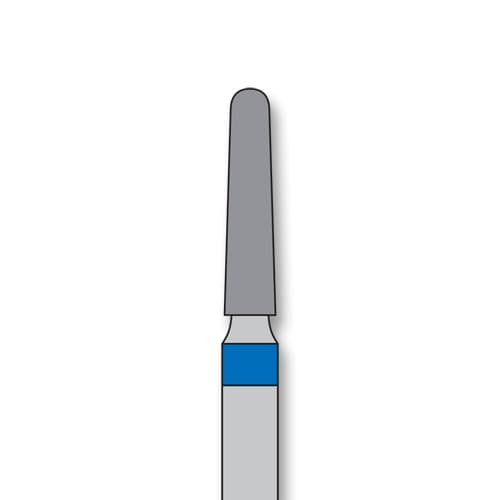 iSmile FG #856.018 M Round End Taper Diamond Bur, Medium Grit, 5/Pk - iSmile FG # 856.018 M Round End Taper, 5/pk. High quality, multi-use diamond - Image 1