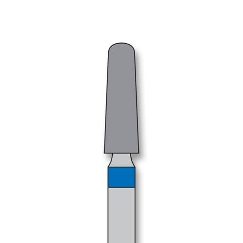 iSmile FG #856.025 M Round End Taper Diamond Bur, Medium Grit, 5/Pk - iSmile FG # 856.025 M Round End Taper, 5/pk. High quality, multi-use diamond - Image 1