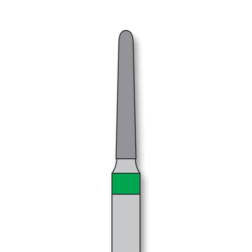DentalRee FG #856L.014 Coarse Round End Taper Diamond Bur, 5/Pk - DentalRee FG #856L.014 Coarse Round End Taper Diamond Bur, 5/Pk - Image 1