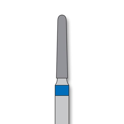 iSmile FG #856L.016 M Round End Taper Diamond Bur, Medium Grit, 5/Pk - iSmile FG # 856L.016 M Round End Taper, 5/pk. High quality, multi-use diamond - Image 1