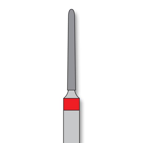 iSmile FG #850.010 F Round End Taper Diamond Bur, Fine Grit, 5/Pk - iSmile FG # 850.010 F Round End Taper, 5/pk. High quality, multi-use diamond - Image 1