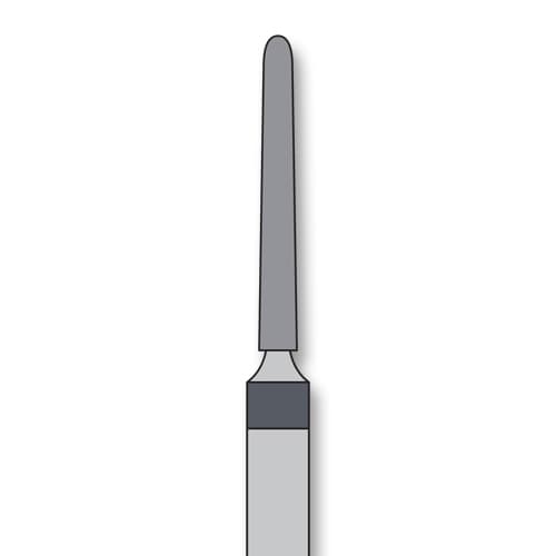 iSmile FG # 850.012 SC Round End Taper Diamond Bur, Super Coarse, 5/Pk - iSmile FG # 850.012 SC Round End Taper, 5/pk. High quality, multi-use diamond - Image 1