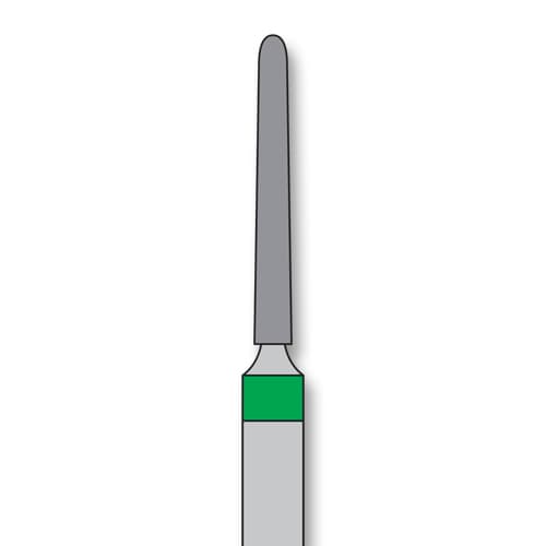 iSmile FG #850.012 C Round End Taper Diamond Bur, Coarse Grit, 5/Pk - iSmile FG # 850.012 C Round End Taper, 5/pk. High quality, multi-use diamond - Image 1