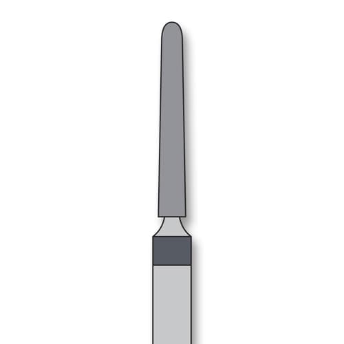 iSmile FG # 850.014 SC Round End Taper Diamond Bur, Super Coarse Grit, 5/Pk - iSmile FG # 850.014 SC Round End Taper, 5/pk. High quality, multi-use diamond - Image 1