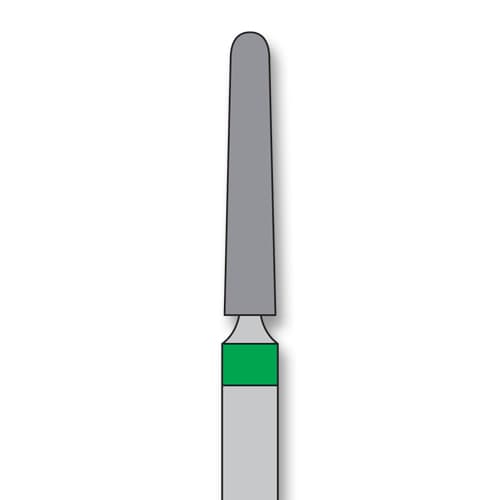 iSmile FG #850.018 C Round End Taper Diamond Bur, Coarse Grit, 5/Pk - iSmile FG # 850.018 C Round End Taper, 5/pk. High quality, multi-use diamond - Image 1
