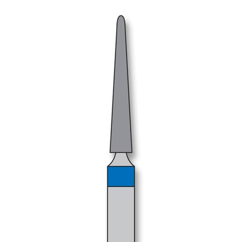 iSmile FG #850N.016 M Round End Taper Diamond Bur, Medium Grit, 5/Pk - iSmile FG # 850N.016 M Round End Taper, 5/pk. High quality, multi-use diamond - Image 1