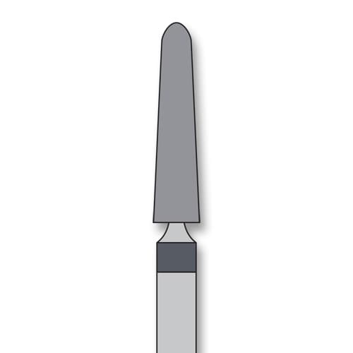 iSmile FG # 850.023 SC Round End Taper Diamond Bur, Super Coarse, 5/Pk - iSmile FG # 850.023 SC Round End Taper, 5/pk. High quality, multi-use diamond - Image 1