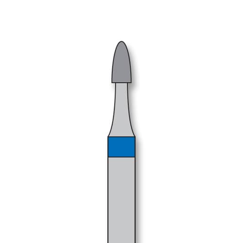 iSmile FG #390.014 M Round Tip Diamond Bur, Medium Grit, 1.4 mm Head, 5/Pk - iSmile FG # 390.014 M Round Tip, 5/pk. High quality, multi-use diamond burs - Image 1
