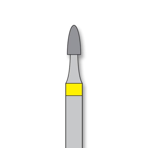 iSmile FG #390.016 XF Round Tip Diamond Bur, X-Fine Grit, 1.6 mm Head, 5/Pk - iSmile FG # 390.016 XF Round Tip, 5/pk. High quality, multi-use diamond burs - Image 1