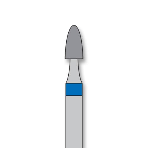 iSmile FG #390.021 M Round Tip Diamond Bur, Medium Grit, 2.1 mm Head, 5/Pk - iSmile FG # 390.021 M Round Tip, 5/pk. High quality, multi-use diamond burs - Image 1