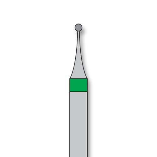 iSmile FG #801.008 C Round Diamond Bur, Coarse Grit, 0.8 mm Head, 5/Pk - iSmile FG # 801.008 C Round, 5/pk. High quality, multi-use diamond burs - Image 1
