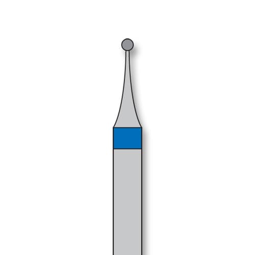 iSmile FG #801.008M Round Diamond Bur, Medium Grit, 0.8 mm Head, 5/Pk - iSmile FG # 801.008M Round, 5/pk. High quality, multi-use diamond burs - Image 1
