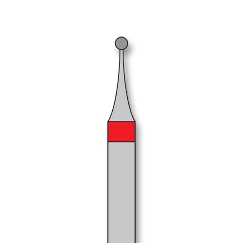 iSmile FG #801.009 F Round Diamond Bur, Fine Grit, 0.9 mm Head, 5/Pk - iSmile FG # 801.009 F Round, 5/pk. High quality, multi-use diamond burs - Image 1