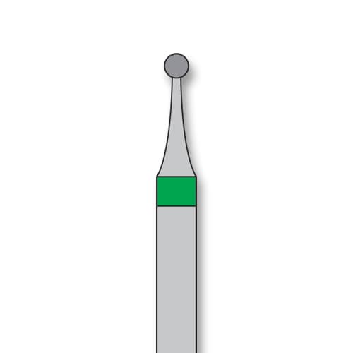 iSmile FG #801.012 C Round Diamond Bur, Coarse Grit, 1.2 mm Head, 5/Pk - iSmile FG # 801.012 C Round, 5/pk. High quality, multi-use diamond burs - Image 1