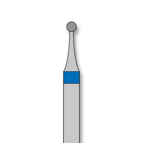 iSmile FG #801.012 M Round Diamond Bur, Medium Grit, 1.2 mm Head, 5/Pk - iSmile FG # 801.012 M Round, 5/pk. High quality, multi-use diamond burs - Image 1