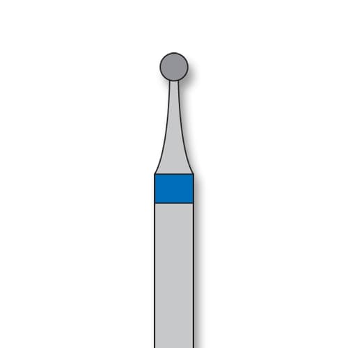 iSmile FG #801.014 M Round Diamond Bur, Medium Grit, 1.4 mm Head, 5/Pk - iSmile FG # 801.014 M Round, 5/pk. High quality, multi-use diamond burs - Image 1