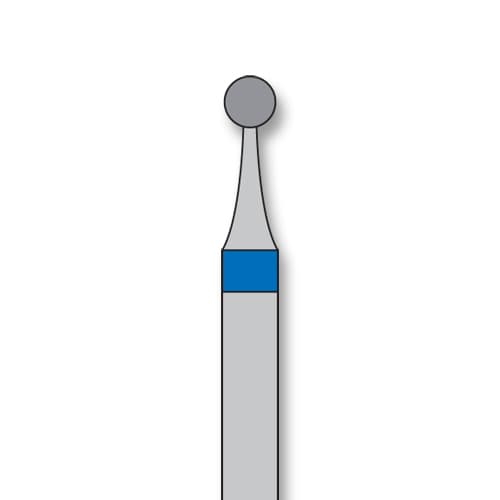 iSmile FG #801.018 M Round Diamond Bur, Medium Grit, 1.8 mm Head, 5/Pk - iSmile FG # 801.018 M Round, 5/pk. High quality, multi-use diamond burs - Image 1