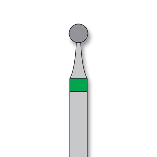 iSmile FG #801.021 C Round Diamond Bur, Coarse Grit, 2.1 mm Head, 5/Pk - iSmile FG # 801.021 C Round, 5/pk. High quality, multi-use diamond burs - Image 1