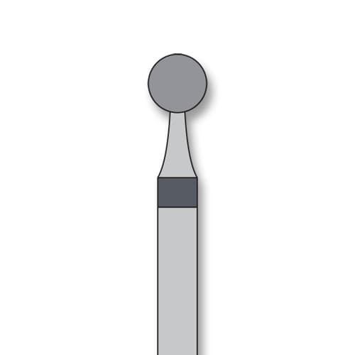 iSmile FG #801.029 SC Round Diamond Bur, Super Coarse, 2.9 mm Head, 5/Pk - iSmile FG # 801.029 SC Round, 5/pk. High quality, multi-use diamond burs - Image 1