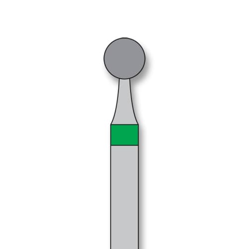 iSmile FG #801.029 C Round Diamond Bur, Coarse Grit, 2.9 mm Head, 5/Pk - iSmile FG # 801.029 C Round, 5/pk. High quality, multi-use diamond burs - Image 1