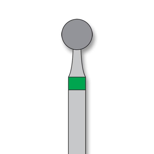 iSmile FG #801.035 C Round Diamond Bur, Coarse Grit, 3.5 mm Head, 5/Pk - iSmile FG # 801.035 C Round, 5/pk. High quality, multi-use diamond burs - Image 1